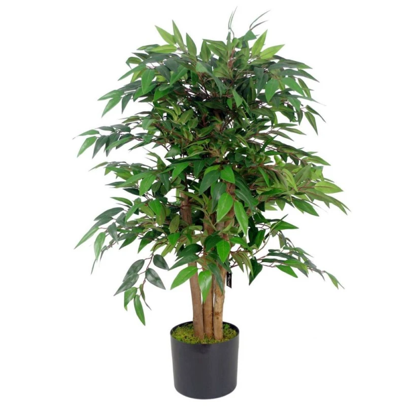 Image of Leaf 90cm Leaf Realistic Artificial Ficus Tree / Plant 5060532976841