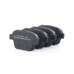 Image of A.B.S. Brake pad set 37784 Brake pads,Brake pad set, disc brake VW,AUDI,SKODA,TOURAN (1T1, 1T2),GOLF VI (5K1),Caddy III Kombi (2KB, 2KJ, 2CB, 2CJ)