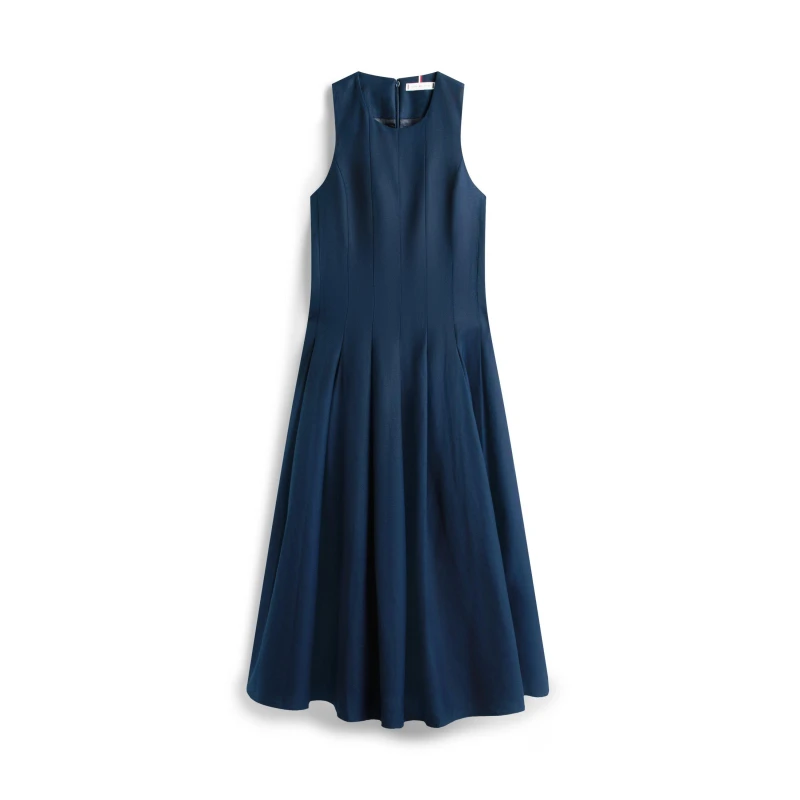 Image of Tommy Hilfiger Tommy Hrgls Midi Drs Ld63 Dark Night Navy female 8 (XS)
