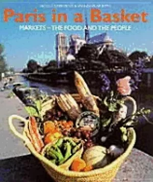 Image of paris in a basket markets the food and the people