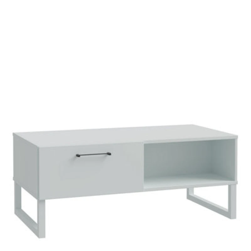 Image of Furniture To Go Sali 1 Drawer Coffee Table In Light Grey