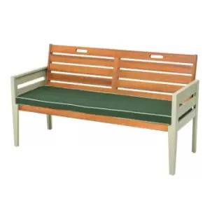 Image of Florenity Verdi 3 Seat Bench - Natural/Green