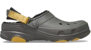 Image of Crocs All-Terrian Lined Clogs Unisex Dusty Olive M10