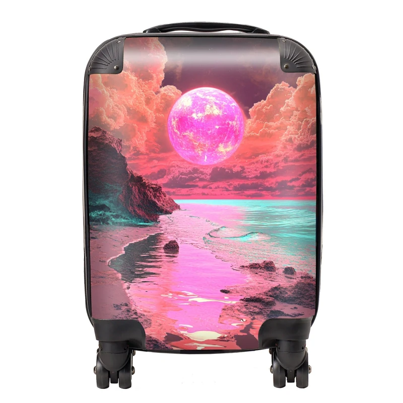 Image of Designer Luggage Elena Sable: 00001 Suitcase Size: Medium Multicolor Unisex Medium