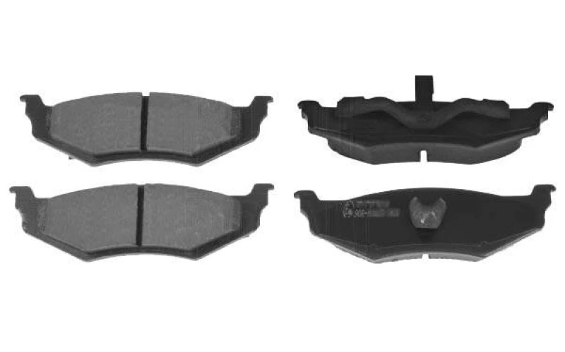 Image of Blue PRINT ADA104236 Brake pad set Rear Axle, with piston clip Brake Pad Set,disc brake (402)