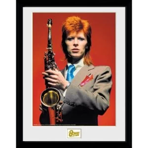 image of David Bowie Saxophone Collector Print