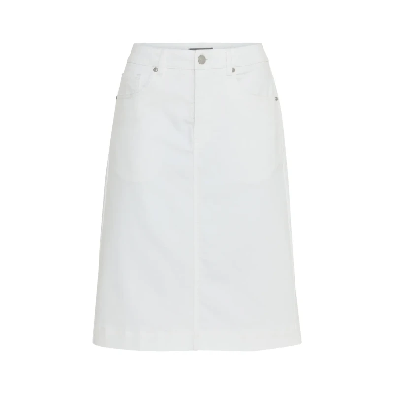 Image of fransa Denim skirt For Her fransa Fxdenima 2 Blanc Female 38
