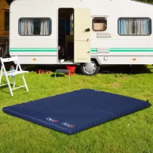 Image of Outsunny PVC Self-Inflating 2/3Person Camping Sleeping Mattress Green