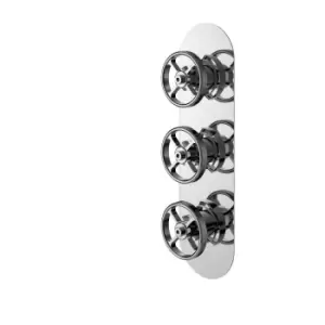 Image of Hudson Reed Triple Valve - Chrome