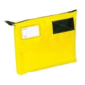 image of Flat Mail Gusset Pouch A4 381mm x 336mm Yellow GP1Y