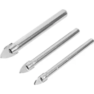 Image of Toolpak Glass & Tile Drill Bit (3 Piece)