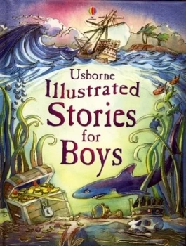 Image of Usborne Illustrated Stories for Boys by Lesley Sims and Louie Stowell Hardback