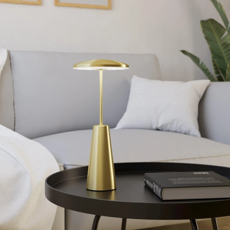 Image of EGLO Eglo Piccola Gold LED Touch Table Light in Bronze Bronze One Size Unisex 9008606277780