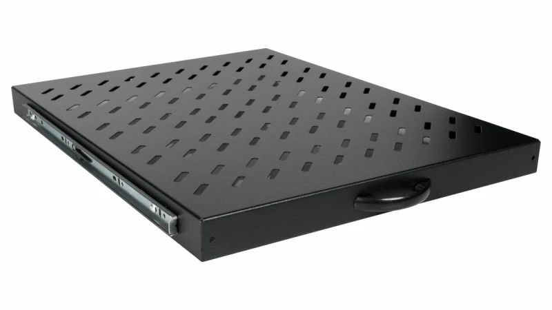 Image of Equip Sliding Shelf 19'. 1U. 800MM. Black