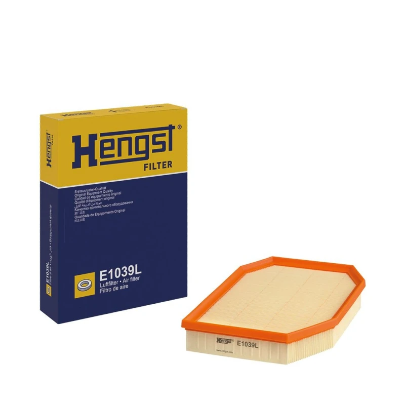 Image of HENGST FILTER E1039L Air filter Filter Insert Air Filter (8)