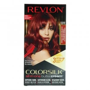Image of Revlon Colorsilk Buttercream Vivid Color Intense Red 55Rr For Women