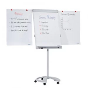 image of Franken Freestanding Flipchart Easel with Adjustable Height Proline 67 x 95cm White