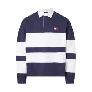 Image of Tommy Jeans Tjm Skater Archive Block Rugby - Blue