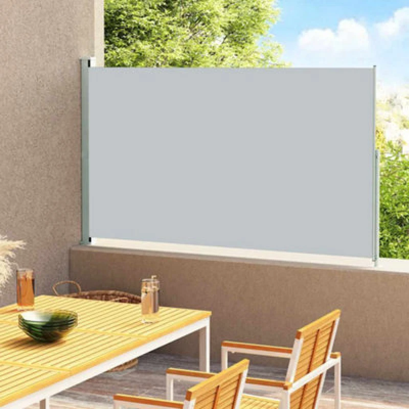 Image of VIDAXL Patio Retractable Side Awning 200x300cm Grey vidaXL 8720286138540