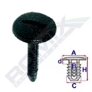 Image of ROMIX Clip, trim-/protection strip C30960 FORD,MONDEO III Kombi (BWY),FOCUS (DAW, DBW),FOCUS Kombi (DNW),GALAXY (WA6),GALAXY (WGR),KA (RU8)