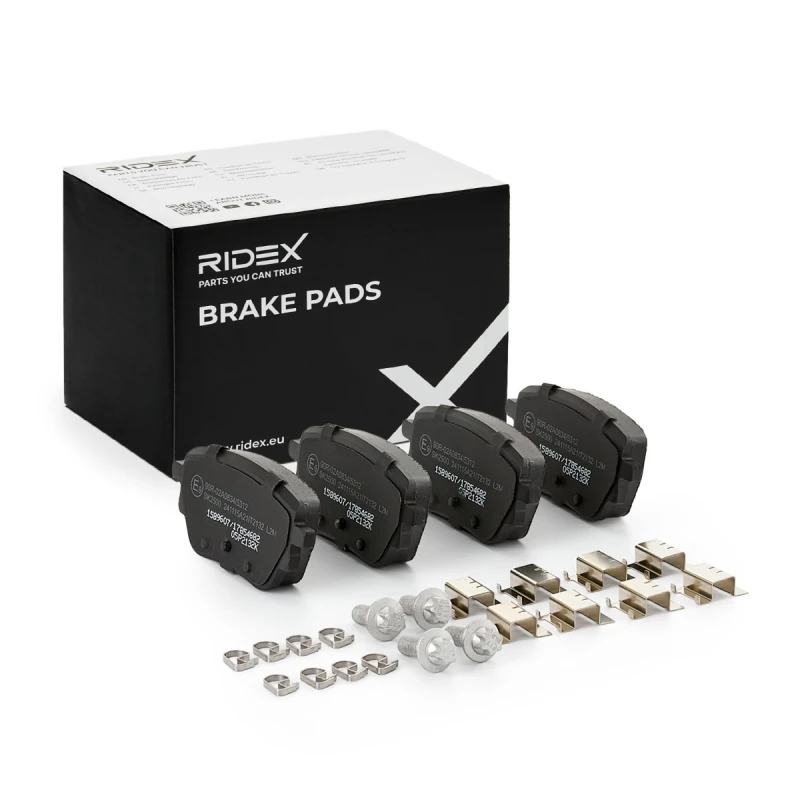 Image of RIDEX Brake pad set RIDEX 402B1704