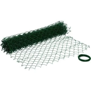 image of Wickes PVC Coated Chain Link Fencing - 1.2m x 10m