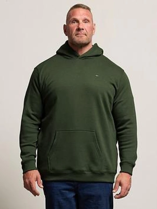 Image of BadRhino BadRhino Men Heavyweight Essential Hoodie in Green Size: large Green L Male 5063589389459