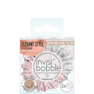 image of invisibobble Sprunchie Slim - Bella Chrome