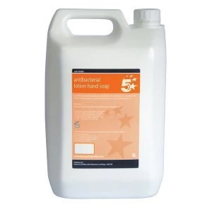 image of 5 Star Facilities 5 Litre Antibacterial Lotion Hand Soap