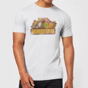 Image of Scooby Doo Groovy Gang Mens T-Shirt - Grey - 3XL
