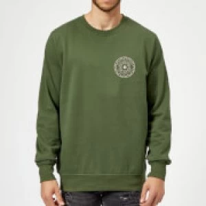 Image of Crystal Maze Fast And Safe Pocket Sweatshirt - Forest Green - L