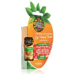 Image of Farmona Tutti Frutti Orange & Strawberry lip scrub with smoothing effect 10 g