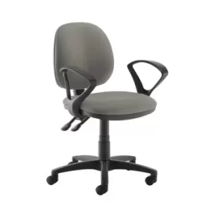 Image of Dams MTO Jota Medium Back PCB Operators Chair with Fixed Arms - Tarot Purple