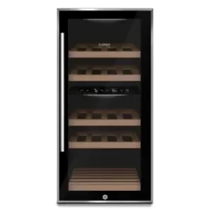 image of CASO Design 24 Bottle Wine Cooler Wine Comfort black