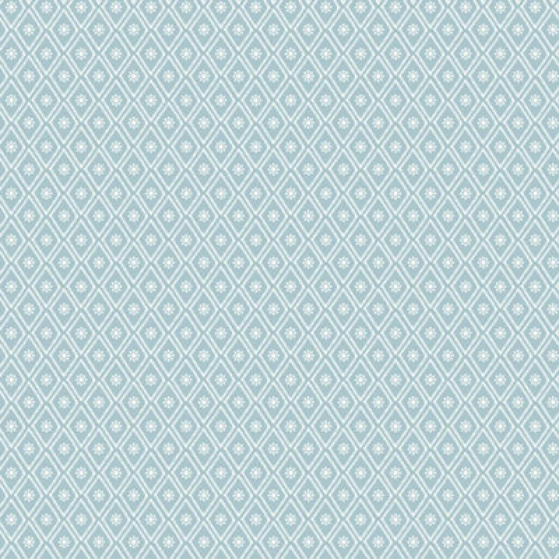 Image of Hoopla Walls Ditsy Diamond - Denim Mix 10M Wallpaper