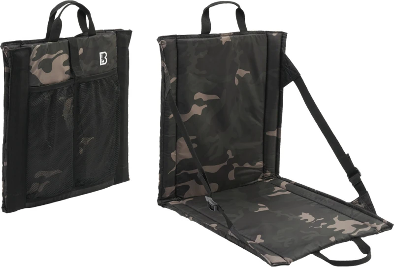 Image of Brandit Foldable Seat, black-grey