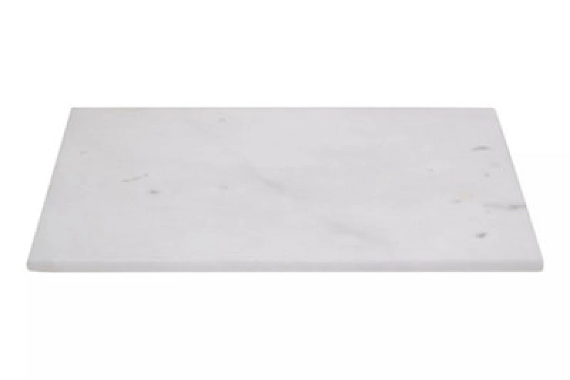 Image of Premier Housewares Kindia Rectangular White Marble Chopping Board White