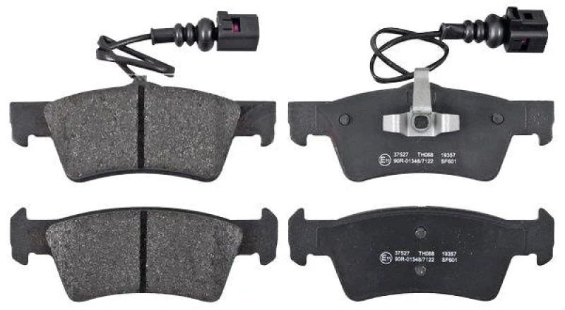 Image of A.B.S. 37527 Brake pad set with integrated wear sensor Brake Pad Set,disc brake (402)