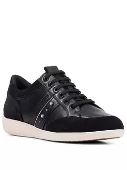 Image of Geox Myria Trainers, Black, Size 3, Women