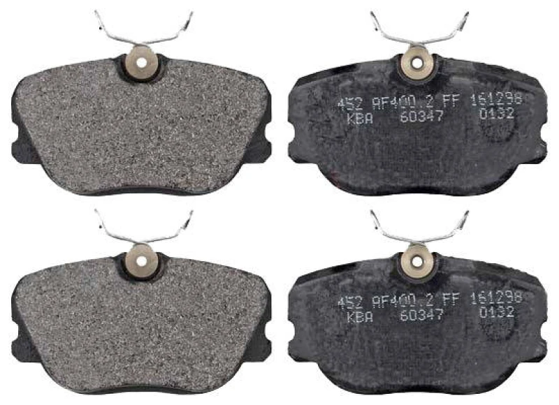 Image of A.B.S. 36705 Brake pad set without integrated wear sensor Brake Pad Set,disc brake (402)