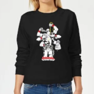 Image of Marvel Deadpool Multitasking Womens Sweatshirt - Black - S