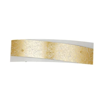 Image of Fan Europe Lighting - Fan Europe PARIS 2 Light Flush Wall Light Gold 45x12cm