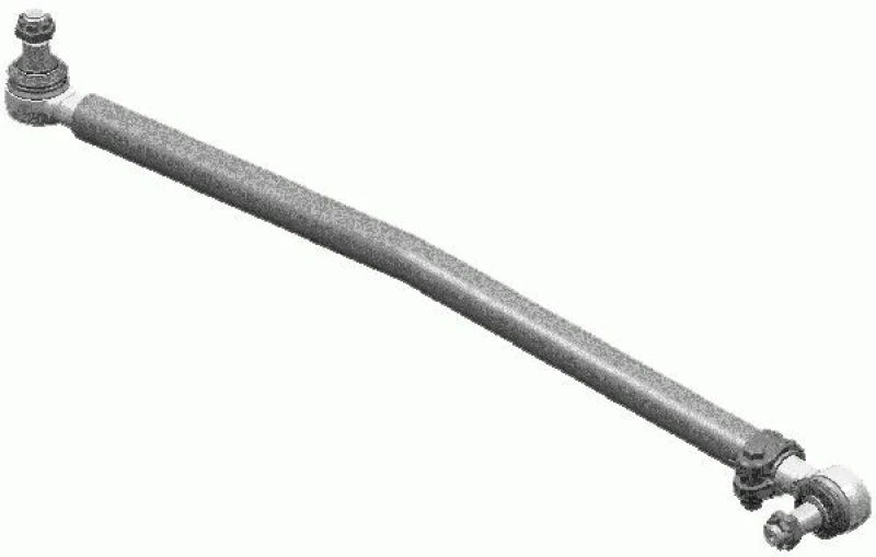 Image of LEMFORDER 19607 01 Centre Rod Assembly with crown nut and split pin Centre Rod Assembly (285)