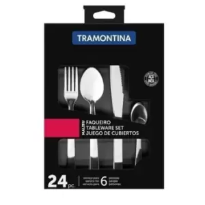 image of Tramontina 24Pc CutlSet33 - Silver