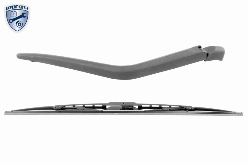 Image of VAICO V46-1768 Wiper Arm Set, window cleaning with integrated wiper blade, EXPERT KITS + PBT, GRP (Glass fibre Reinforced Plastic) Wiper Arm Set,windo