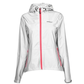 Image of Pinnacle Fully Reflective Cycling Jacket Ladies - Grey