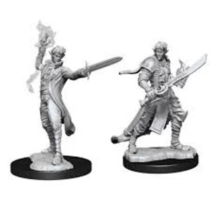 Image of Pathfinder Battles Deep Cuts Unpainted Miniatures (W11) Male Elf Magus (Magic User)