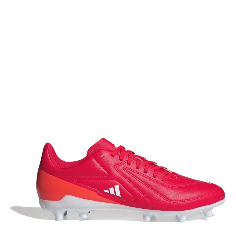Image of adidas RS-15 Firm Ground Rugby Boots - Red Red 7
