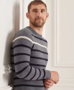 image of Superdry Studios Stripe Knit Jumper