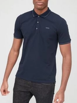 image of Hugo Boss Dinoso 211 Polo Shirt Navy Size 2XL Men